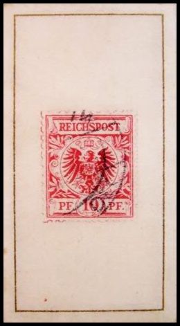28 Germany Red Reichpost